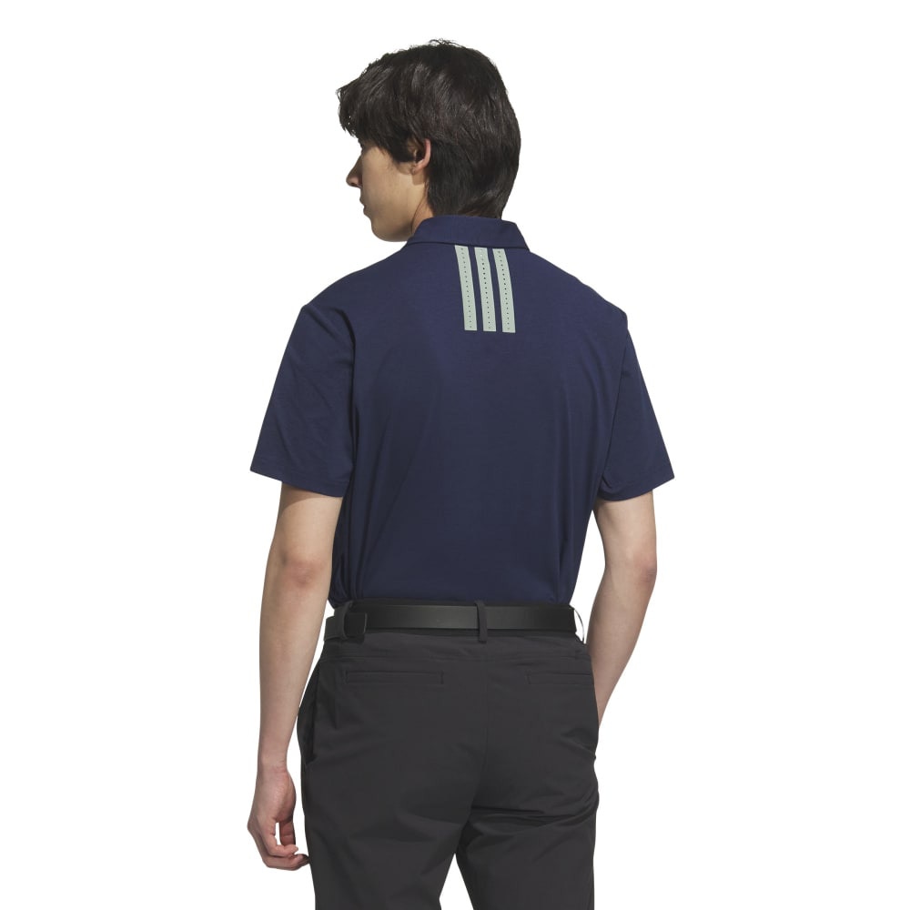 アディダス（adidas）（メンズ）ゴルフウェア 吸汗速乾 アディゼロ ツイストニット ベンチレーション 半袖シャツ KUK74-JG1319NVY