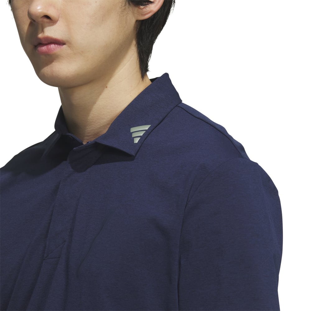 アディダス（adidas）（メンズ）ゴルフウェア 吸汗速乾 アディゼロ ツイストニット ベンチレーション 半袖シャツ KUK74-JG1319NVY