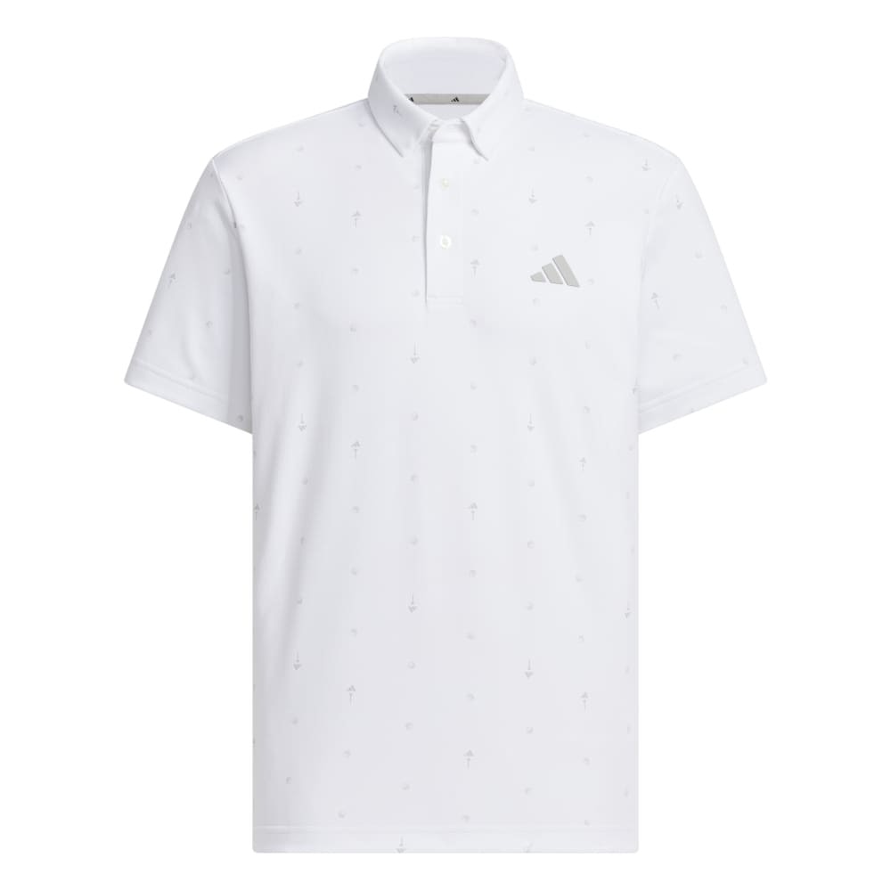 アディダス（adidas）（メンズ）ゴルフウェア 吸汗速乾 モノグラム 半袖 ポロシャツ KVH28-JE7146W
