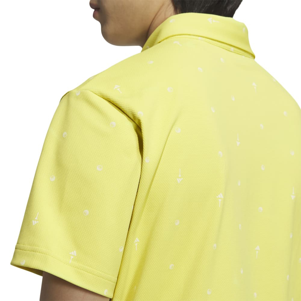 アディダス（adidas）（メンズ）ゴルフウェア モノグラム 半袖シャツ KVH28-JF6301YEL