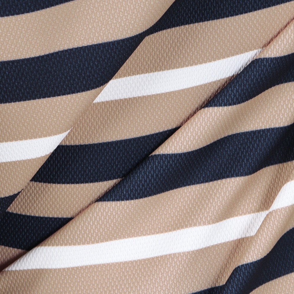 トミー ヒルフィガー ゴルフ（TOMMY HILFIGER GOLF）（メンズ）ゴルフウェア 吸水速乾 マルチボーダー 半袖ポロシャツ THMA506-SND