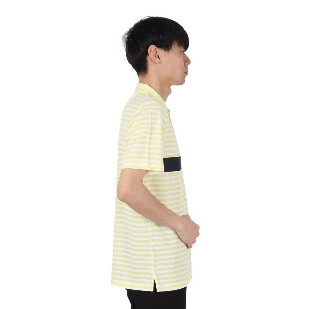 トミー ヒルフィガー ゴルフ（TOMMY HILFIGER GOLF）（メンズ）ゴルフウェア 吸水速乾 エッセンシャル 半袖ポロシャツ THMA514-YEL