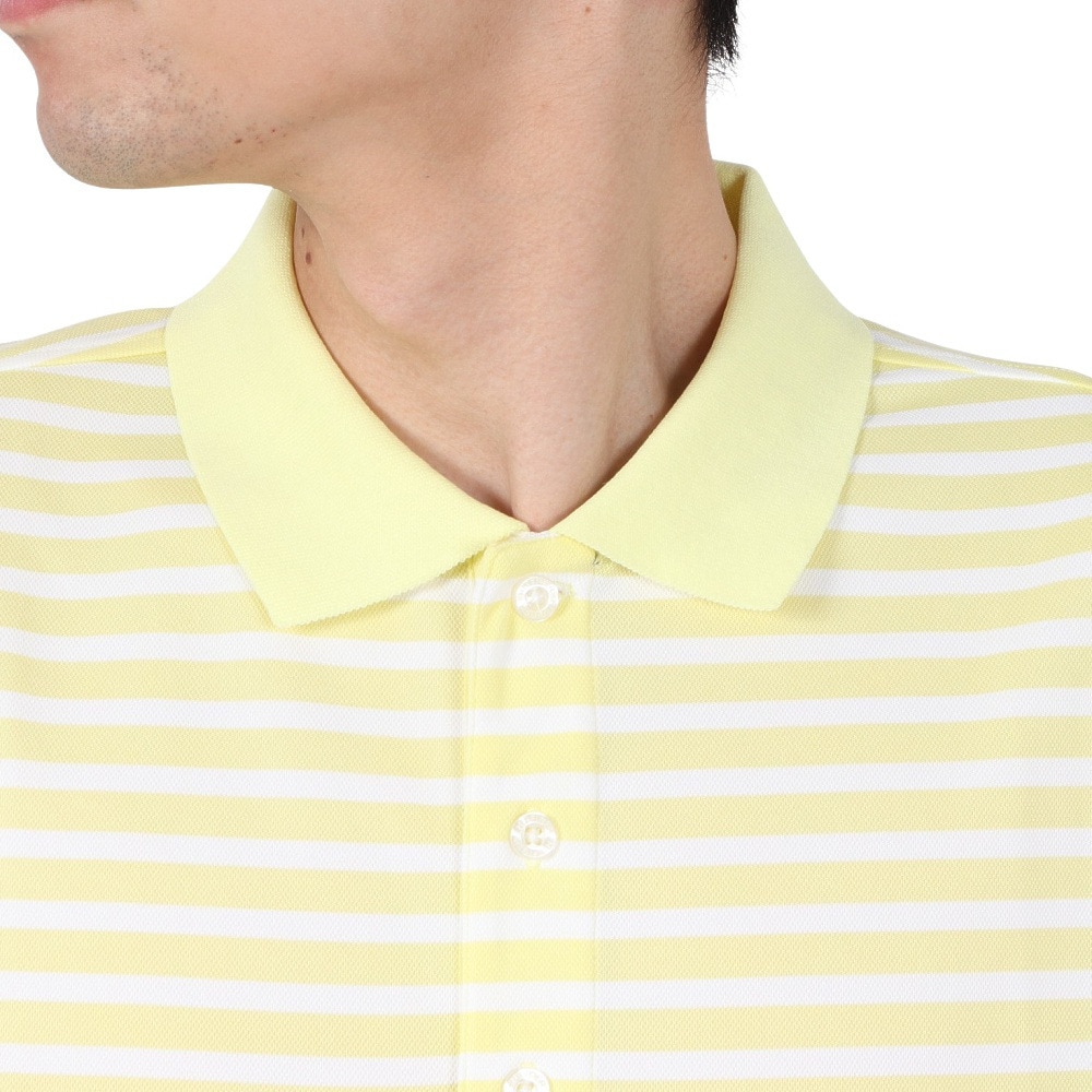 トミー ヒルフィガー ゴルフ（TOMMY HILFIGER GOLF）（メンズ）ゴルフウェア 吸水速乾 エッセンシャル 半袖ポロシャツ THMA514-YEL