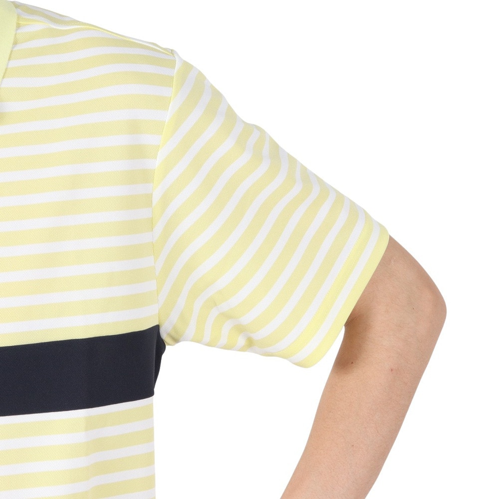 トミー ヒルフィガー ゴルフ（TOMMY HILFIGER GOLF）（メンズ）ゴルフウェア 吸水速乾 エッセンシャル 半袖ポロシャツ THMA514-YEL