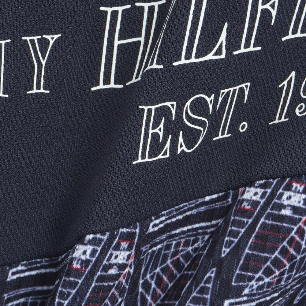 トミー ヒルフィガー ゴルフ（TOMMY HILFIGER GOLF）（メンズ）ゴルフウェア UVカット ヨットプリント 半袖ポロシャツ THMA519-NVY