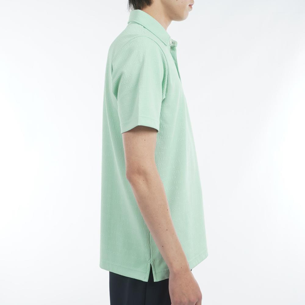 トミー ヒルフィガー ゴルフ（TOMMY HILFIGER GOLF）（メンズ）ゴルフウェア 吸水速乾 ロゴジャガード 半袖シャツ THMA530-LMGR