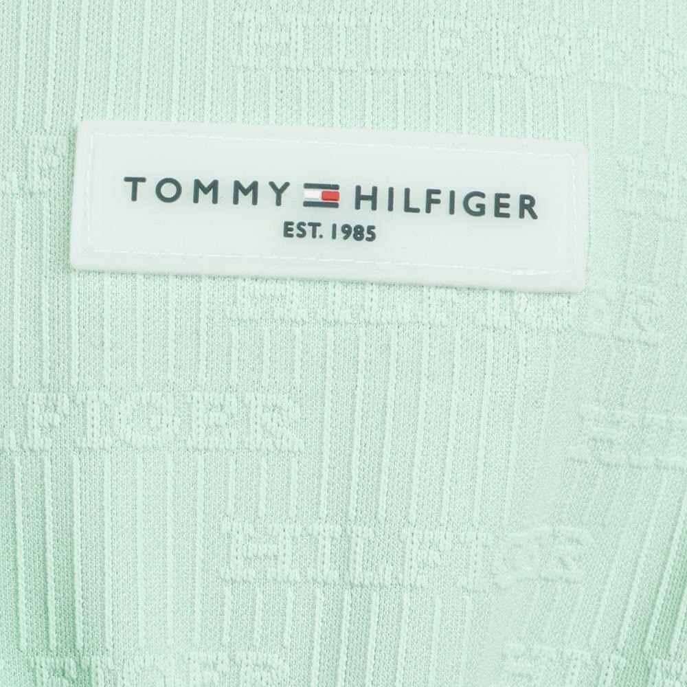 トミー ヒルフィガー ゴルフ（TOMMY HILFIGER GOLF）（メンズ）ゴルフウェア 吸水速乾 ロゴジャガード 半袖シャツ THMA530-LMGR