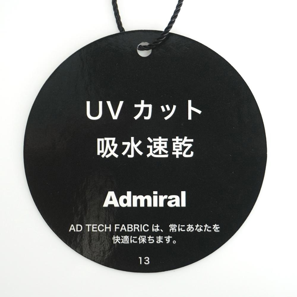 アドミラル ゴルフ（Admiral GOLF）（メンズ）ゴルフウェア 吸汗速乾 ランパント 半袖 ジャガードシャツ ADMA513-OLV