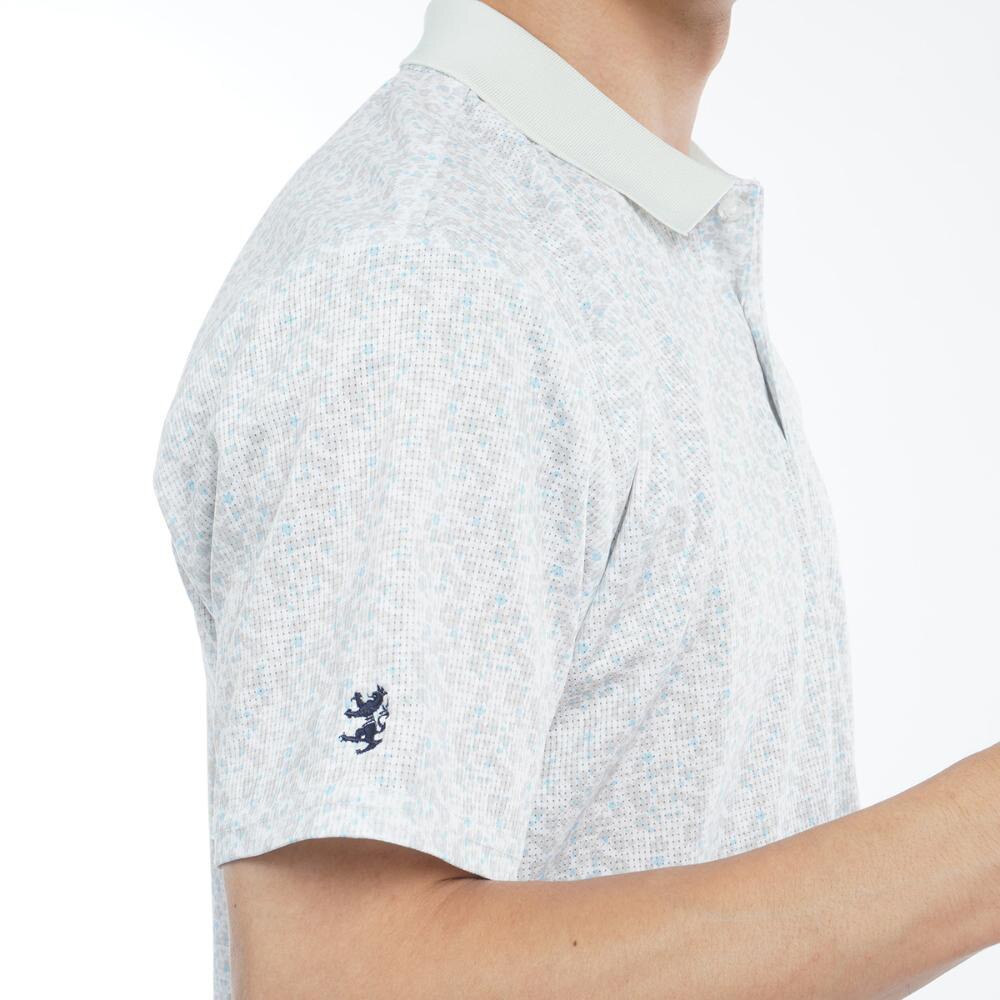 アドミラル ゴルフ（Admiral GOLF）（メンズ）ゴルフウェア 花柄プリント ポロシャツ ADMA535-LGRY