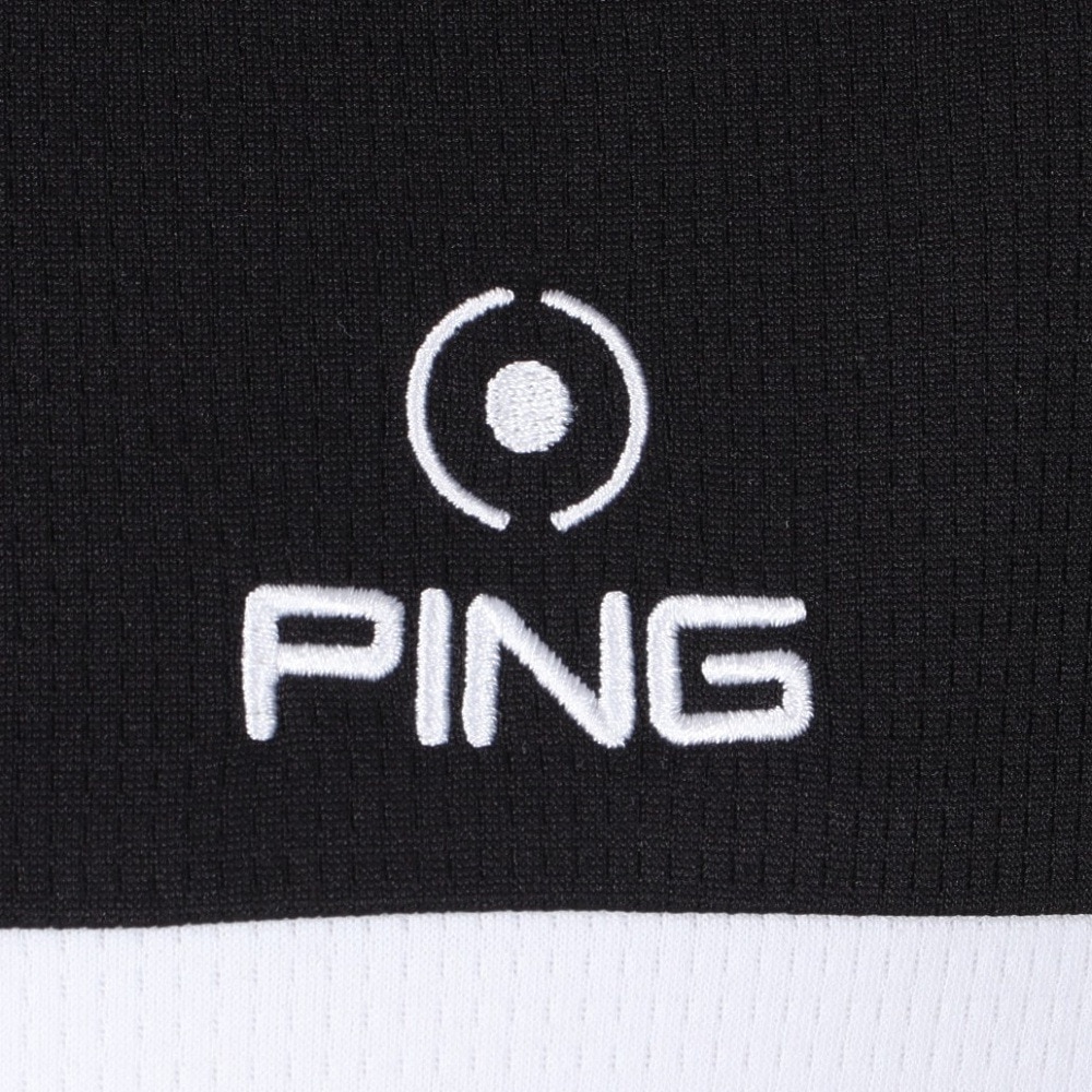 ピン（PING）（メンズ）ゴルフウェア 吸熱速乾 高通気ジャージ 半袖ポロシャツ 621-5160203-010