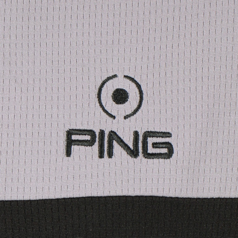 ピン（PING）（メンズ）ゴルフウェア 吸熱速乾 高通気ジャージ 半袖ポロシャツ 621-5160203-020