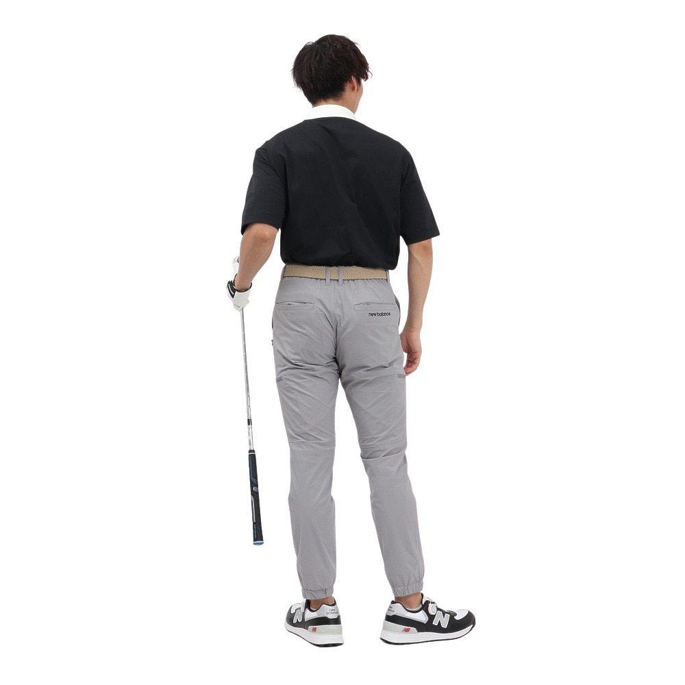 ニューバランス（new balance）（メンズ）ゴルフウェア 接触冷感 半袖 ラガーシャツ 012-5166004-010