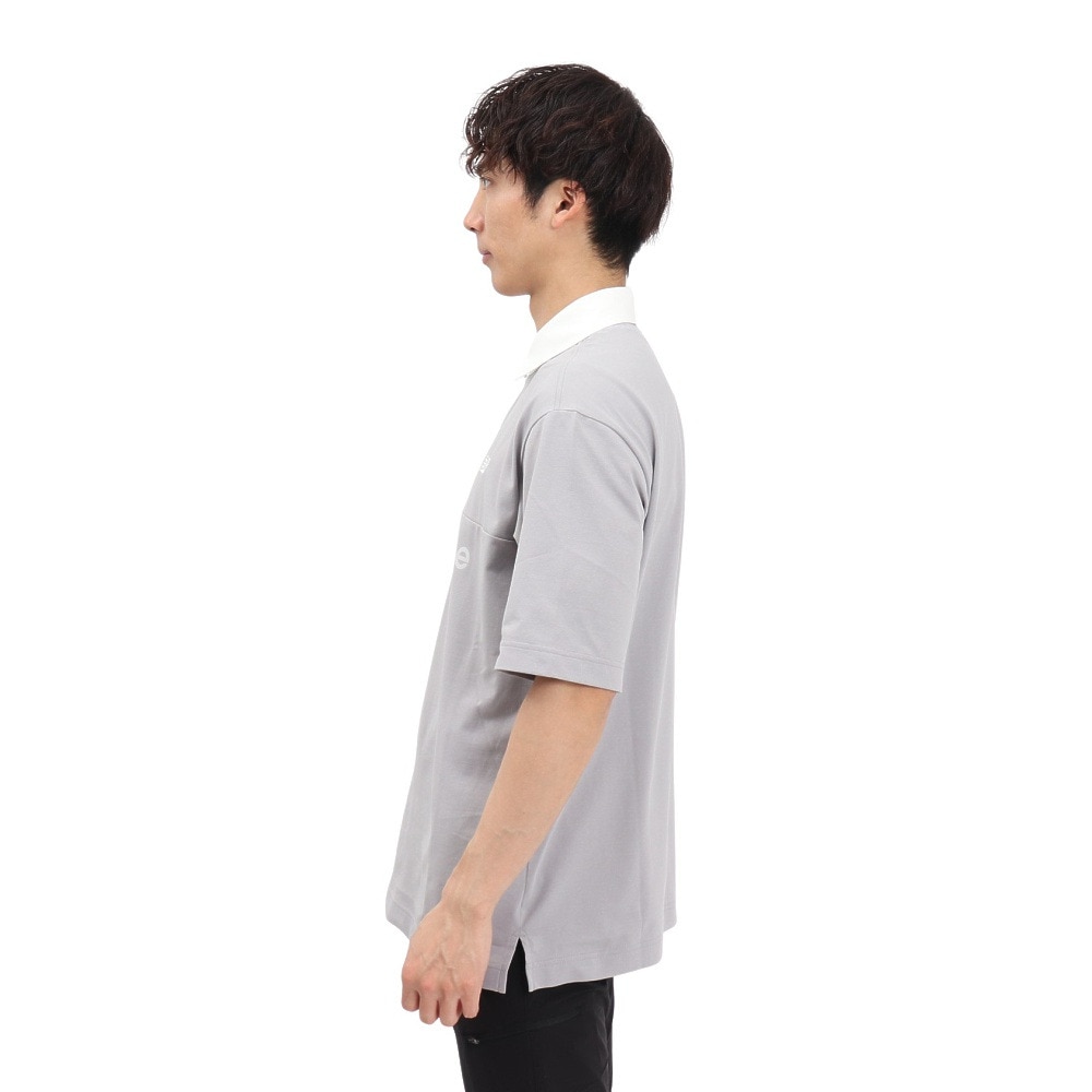 ニューバランス（new balance）（メンズ）ゴルフウェア 接触冷感 半袖 ラガーシャツ 012-5166004-023