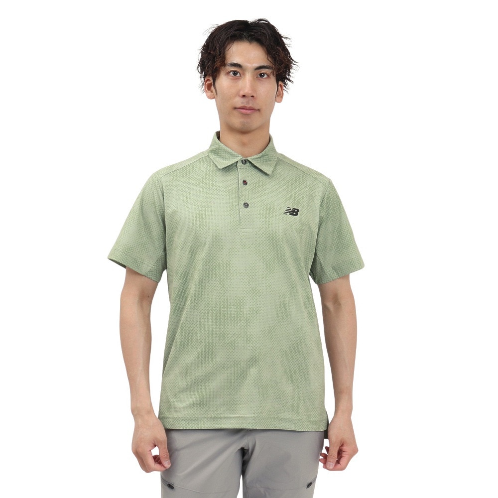 ニューバランス（new balance）（メンズ）ゴルフウェア 半袖 ポロシャツ 012-5168001-180