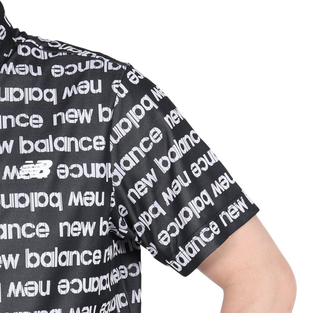 ニューバランス（new balance）（メンズ）ゴルフウェア 吸汗速乾 半袖 カラーシャツ 012-5168002-011
