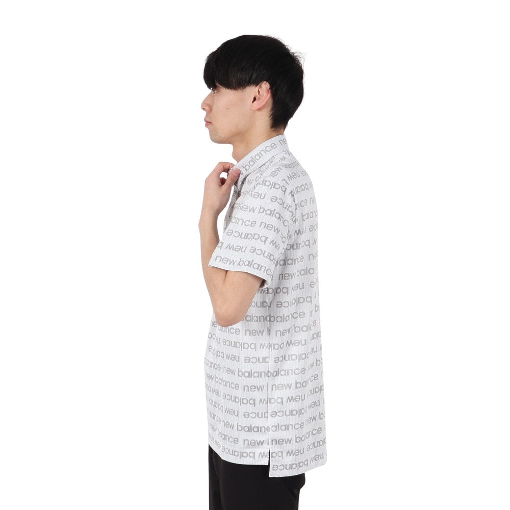 ニューバランス（new balance）（メンズ）ゴルフウェア 吸湿速乾 COLLAR 半袖ポロシャツ 012-5168002-030