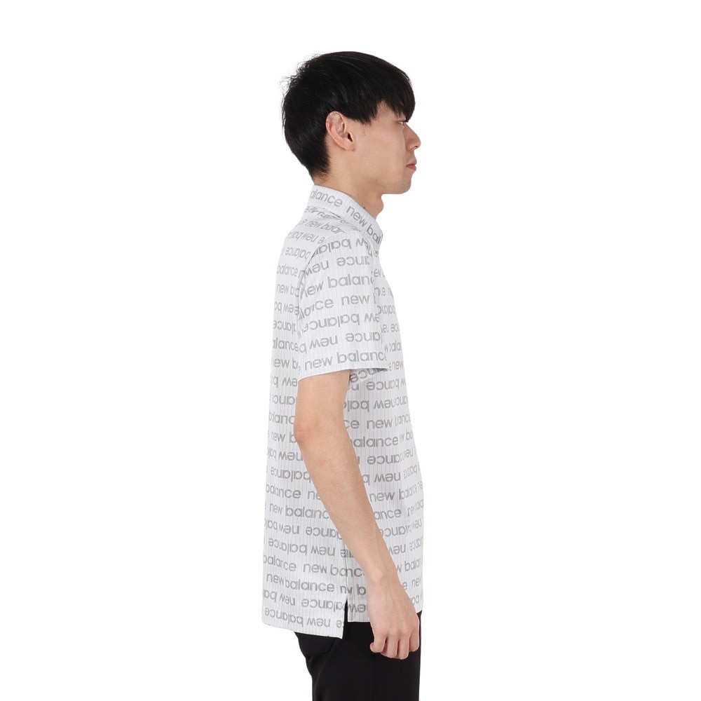 ニューバランス（new balance）（メンズ）ゴルフウェア 吸湿速乾 COLLAR 半袖ポロシャツ 012-5168002-030