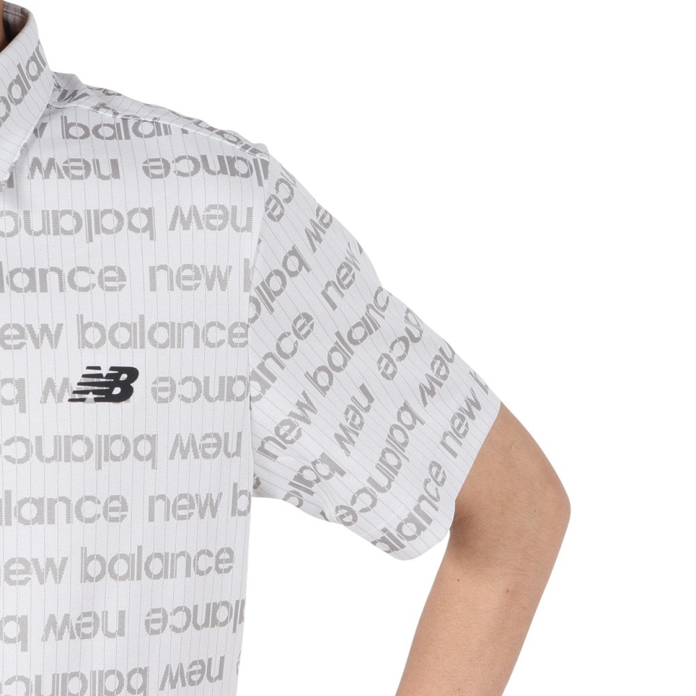 ニューバランス（new balance）（メンズ）ゴルフウェア 吸湿速乾 COLLAR 半袖ポロシャツ 012-5168002-030