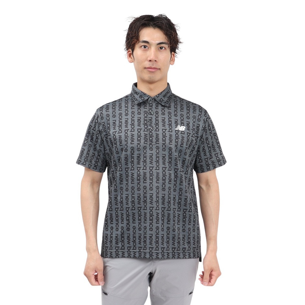 ニューバランス（new balance）（メンズ）ゴルフウェア 半袖 ポロシャツ 012-5168006-010