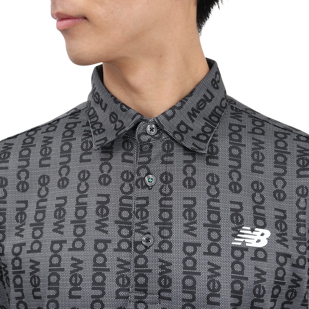ニューバランス（new balance）（メンズ）ゴルフウェア 半袖 ポロシャツ 012-5168006-010