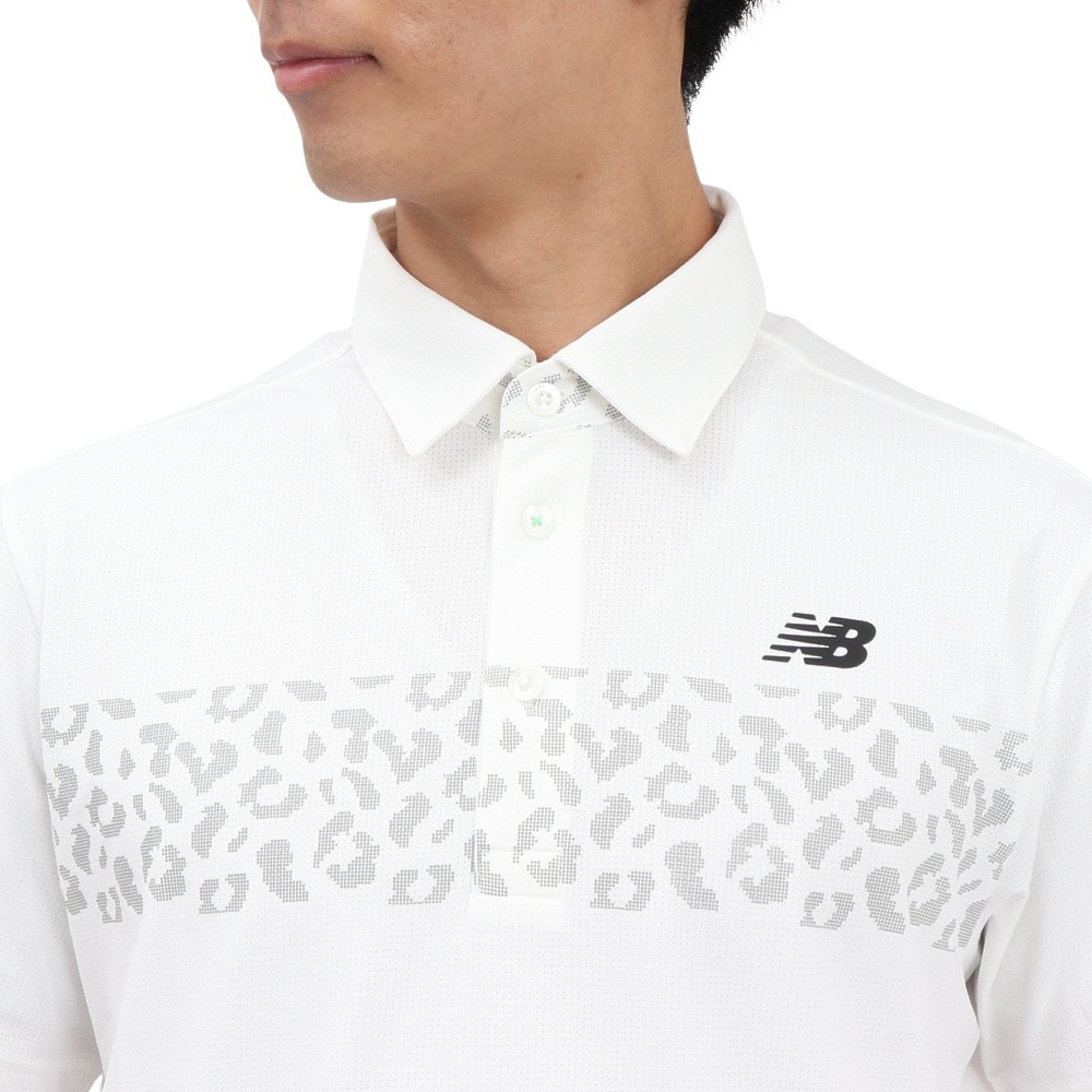 ニューバランス（new balance）（メンズ）ゴルフウェア 吸湿速乾 半袖 ポロシャツ 012-5168009-030