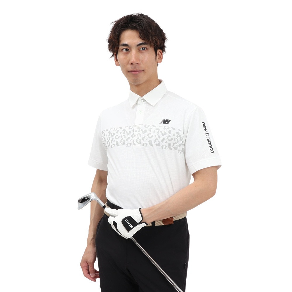 ニューバランス（new balance）（メンズ）ゴルフウェア 吸湿速乾 半袖 ポロシャツ 012-5168009-030