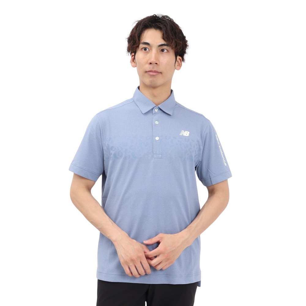 ニューバランス（new balance）（メンズ）ゴルフウェア 吸湿速乾 半袖 ポロシャツ 012-5168009-110
