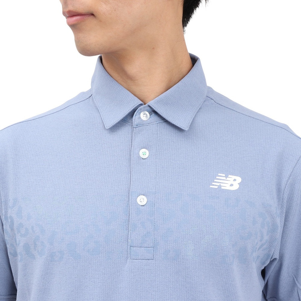 ニューバランス（new balance）（メンズ）ゴルフウェア 吸湿速乾 半袖 ポロシャツ 012-5168009-110