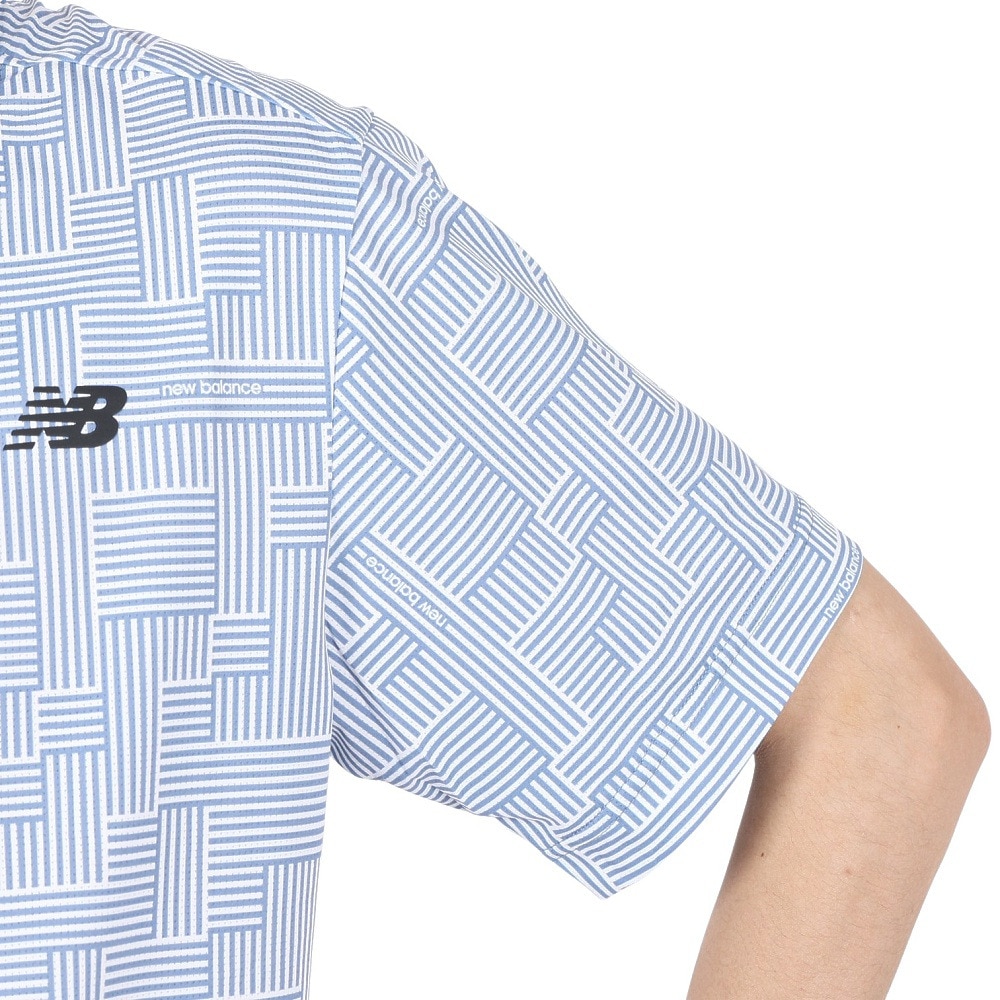 ニューバランス（new balance）（メンズ）ゴルフウェア 半袖カラーシャツ 012-5168010-110
