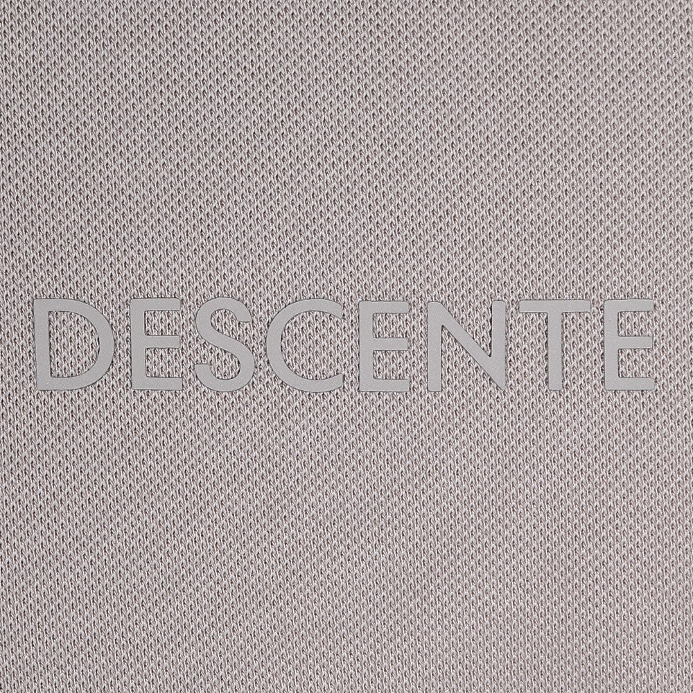 デサントゴルフ（DESCENTEGOLF）（メンズ）ゴルフウェア スキッパーネック 鹿の子 半袖シャツ DG5SHS08M BG00