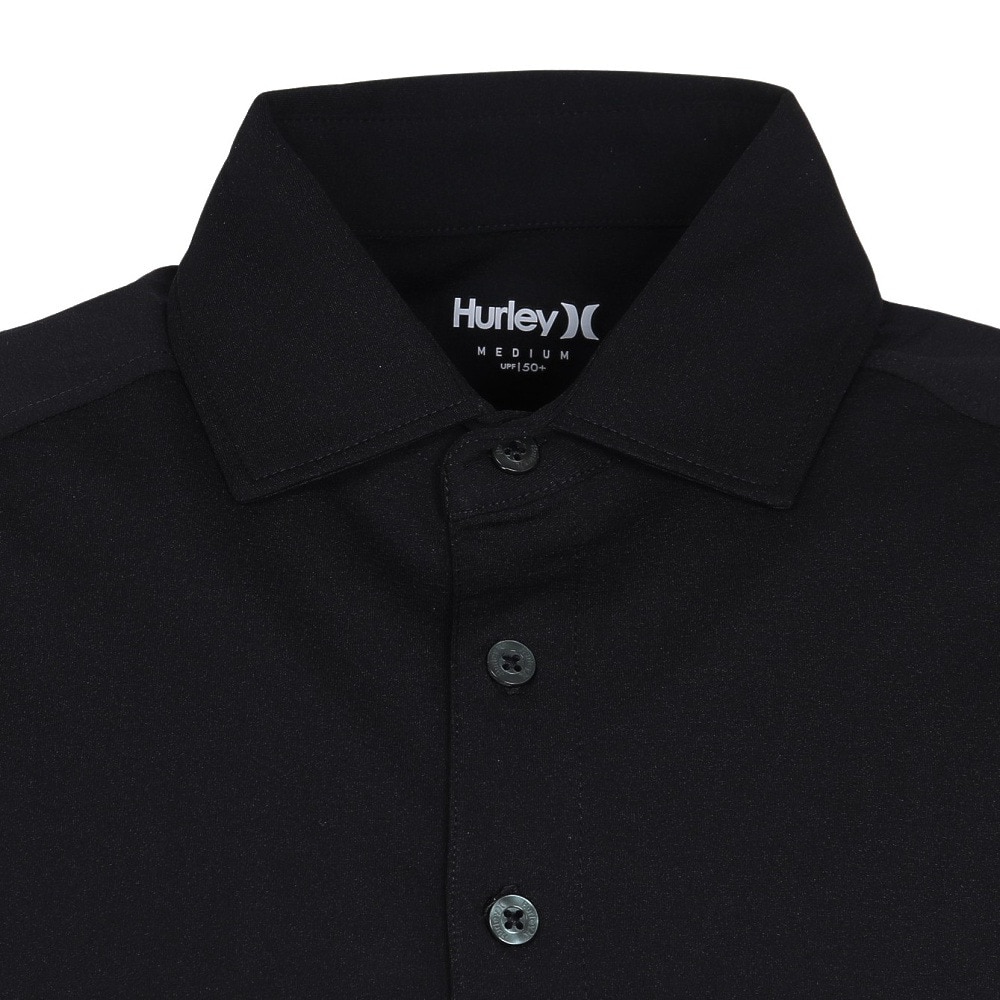 ハーレー（HURLEY）（メンズ）ゴルフウェア 吸汗速乾 ファントム アイコン ブロックパーティー 半袖 ポロシャツ MGPS251107-BLK