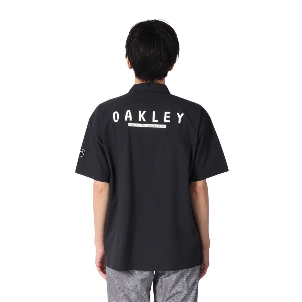 オークリー（OAKLEY）（メンズ）ゴルフウェア 吸汗速乾 接触冷感 STALWART COOL WV 半袖シャツ FOA407843-02E