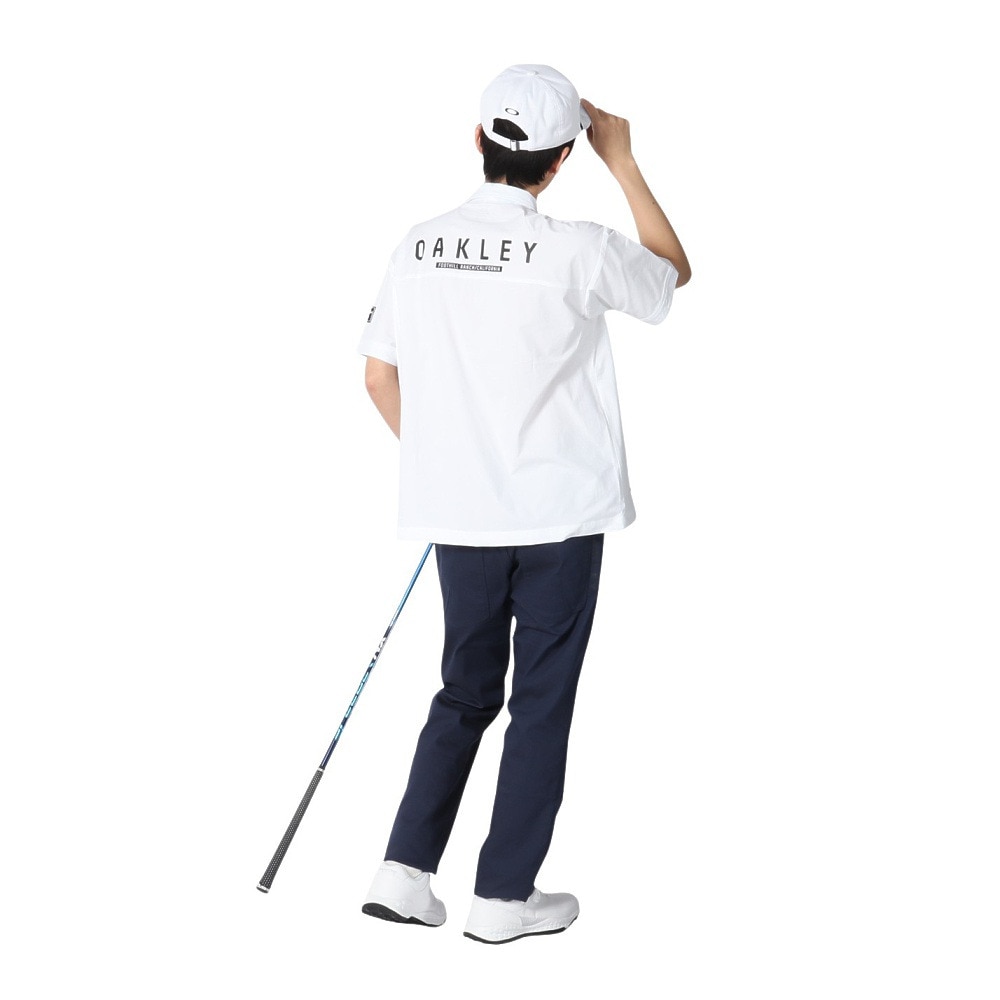 オークリー（OAKLEY）（メンズ）ゴルフウェア 吸汗速乾 接触冷感 STALWART COOL WV 半袖シャツ FOA407843-100