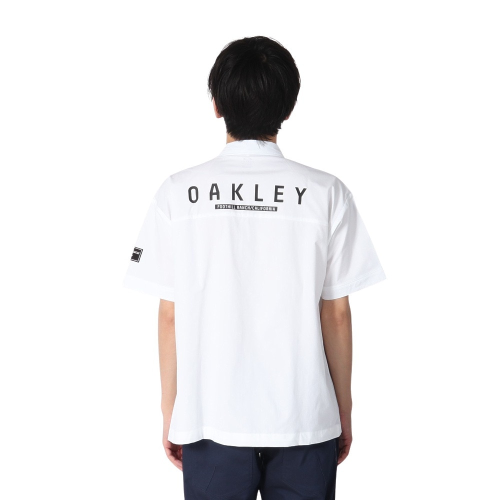 オークリー（OAKLEY）（メンズ）ゴルフウェア 吸汗速乾 接触冷感 STALWART COOL WV 半袖シャツ FOA407843-100