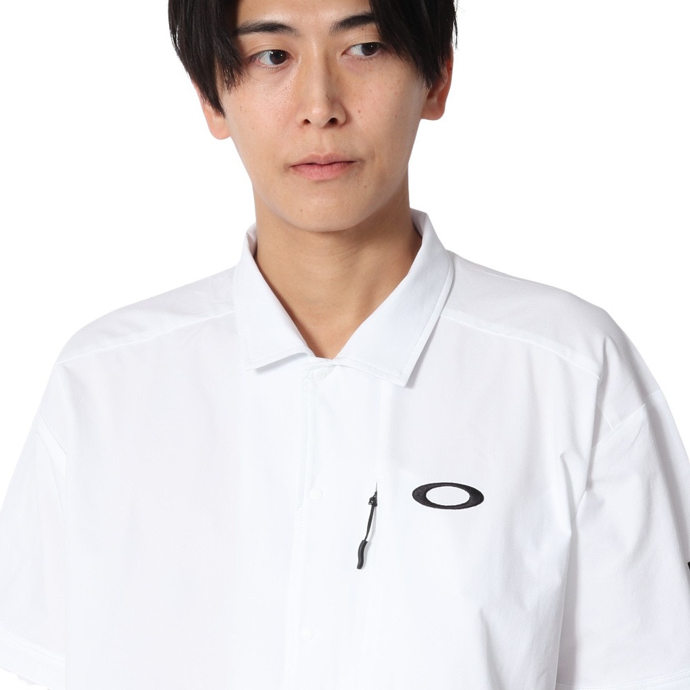 オークリー（OAKLEY）（メンズ）ゴルフウェア 吸汗速乾 接触冷感 STALWART COOL WV 半袖シャツ FOA407843-100