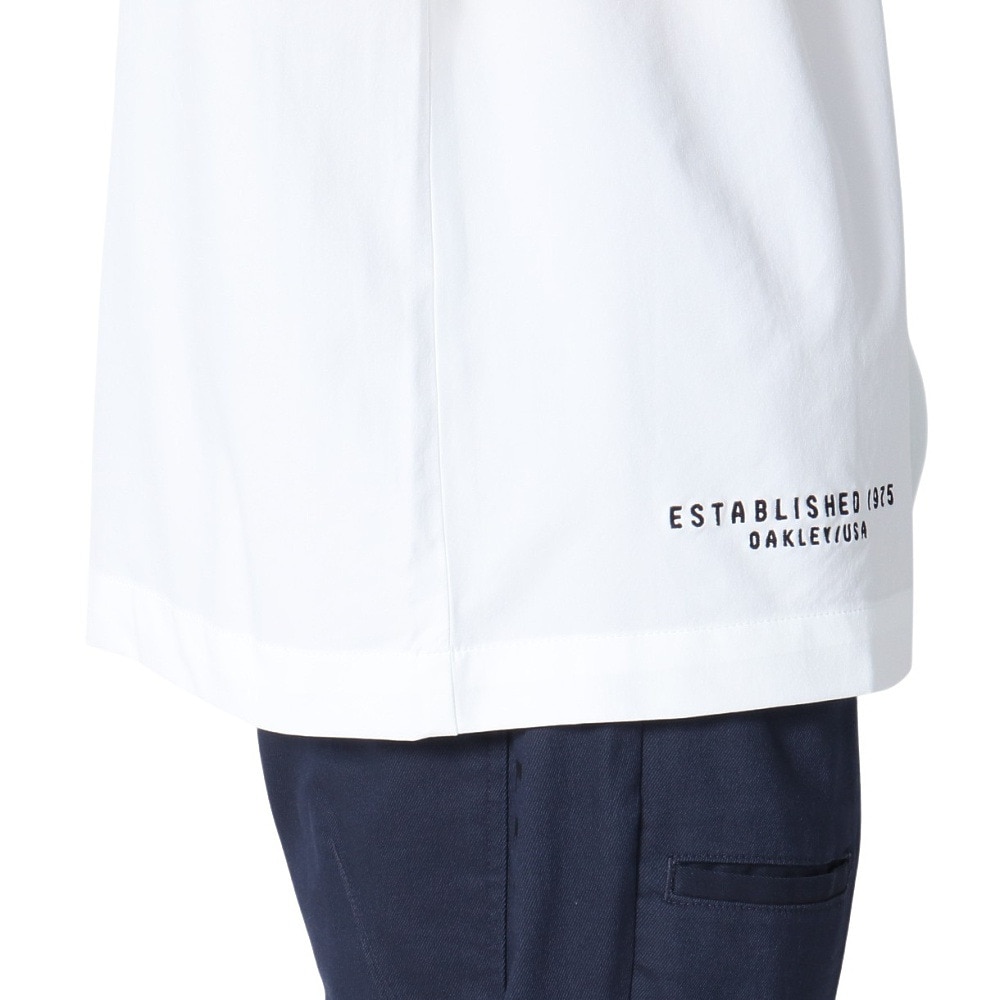 オークリー（OAKLEY）（メンズ）ゴルフウェア 吸汗速乾 接触冷感 STALWART COOL WV 半袖シャツ FOA407843-100