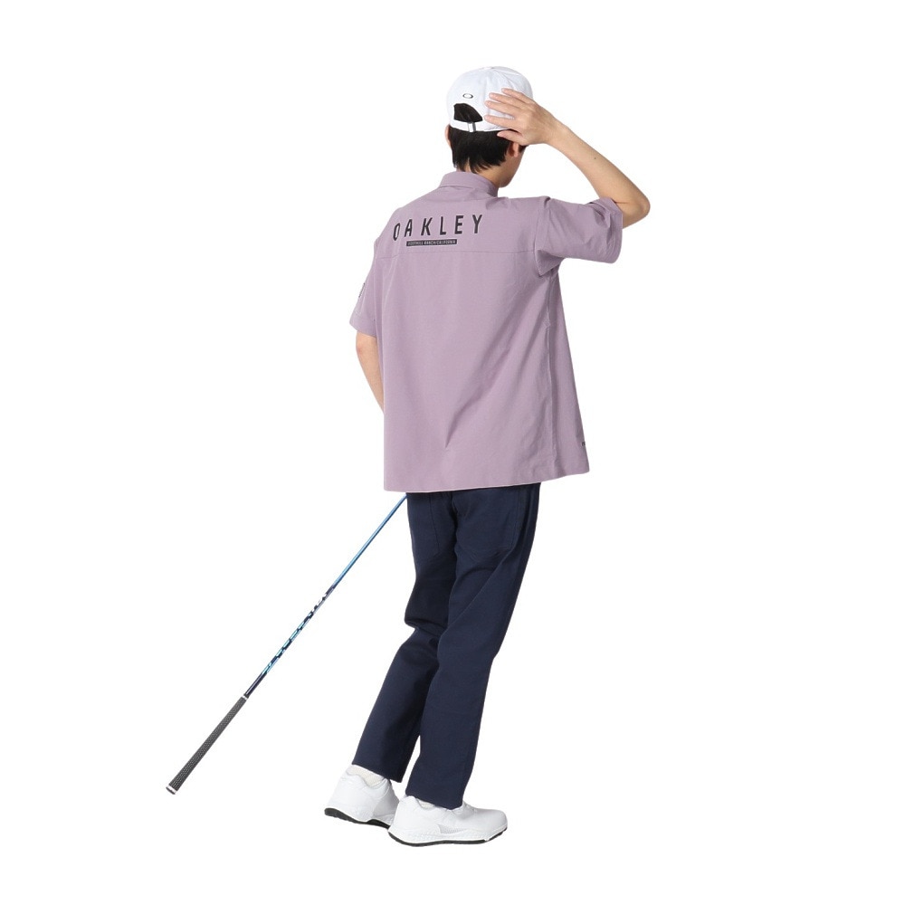 オークリー（OAKLEY）（メンズ）ゴルフウェア 吸汗速乾 接触冷感 STALWART COOL WV 半袖シャツ FOA407843-81Q