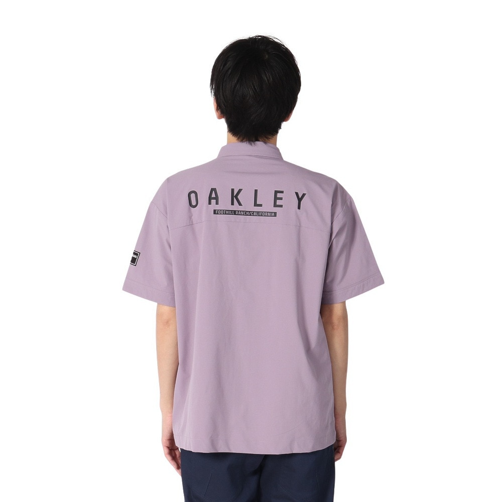 オークリー（OAKLEY）（メンズ）ゴルフウェア 吸汗速乾 接触冷感 STALWART COOL WV 半袖シャツ FOA407843-81Q