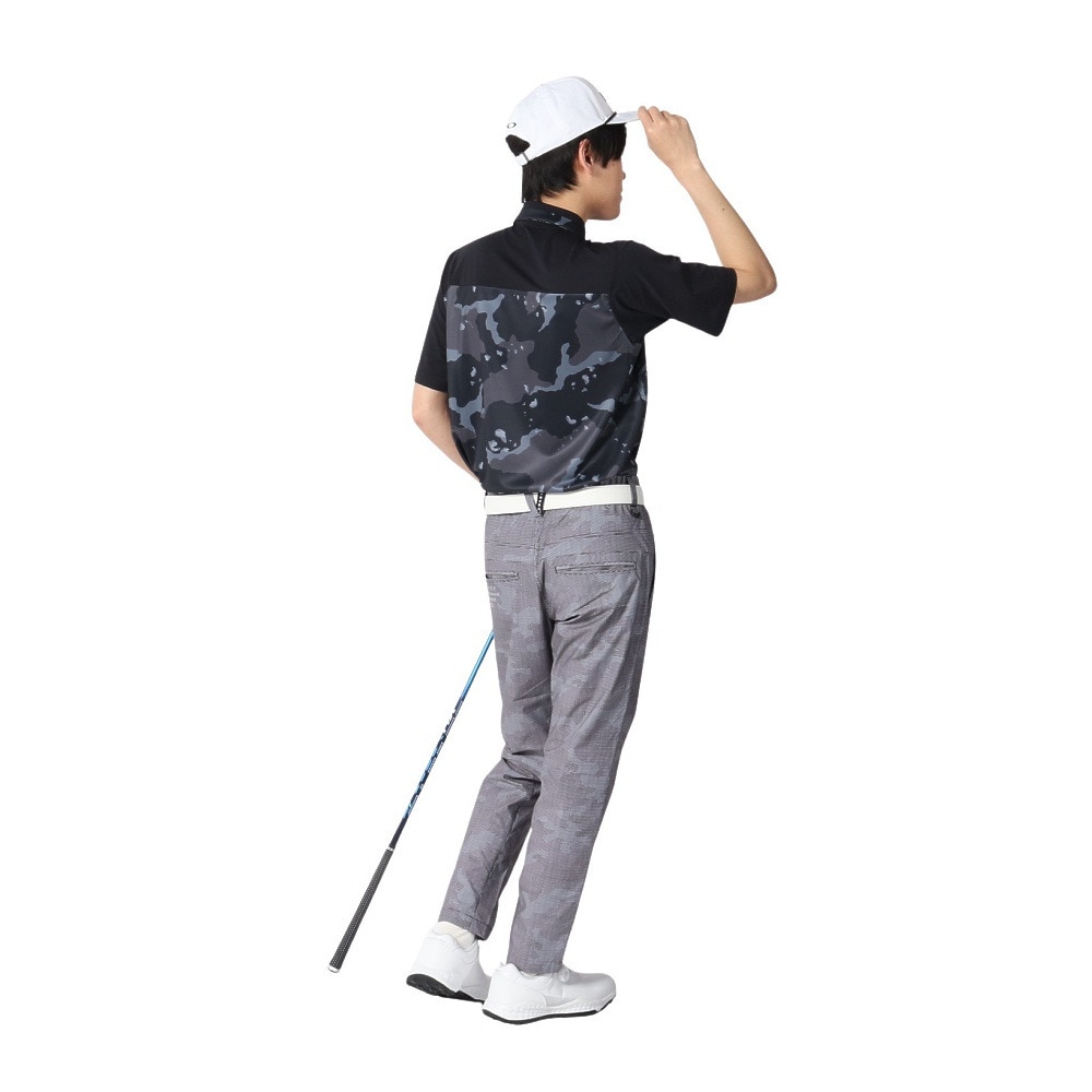 オークリー（OAKLEY）（メンズ）ゴルフウェア 吸汗速乾 接触冷感 STALWART BLOCK 半袖シャツ FOA407844-00G