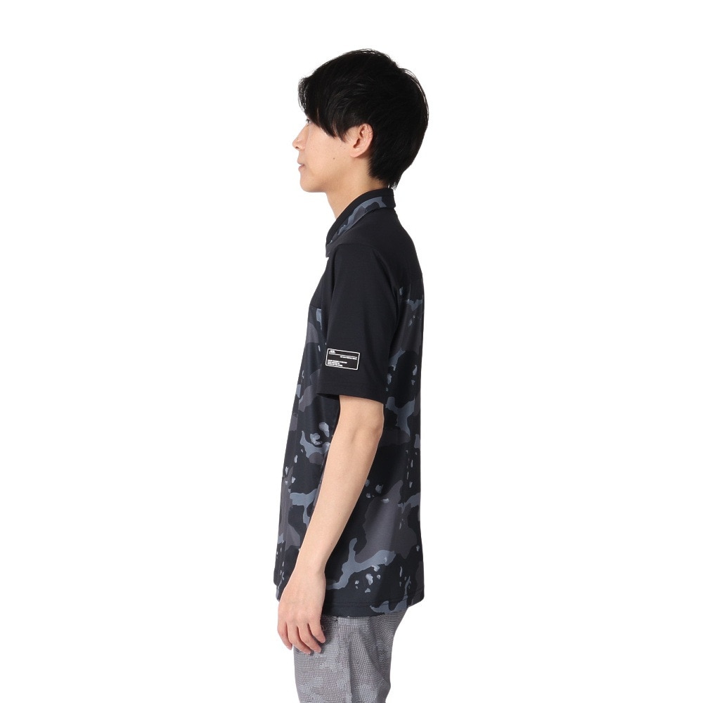 オークリー（OAKLEY）（メンズ）ゴルフウェア 吸汗速乾 接触冷感 STALWART BLOCK 半袖シャツ FOA407844-00G