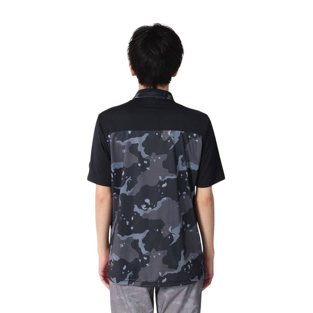オークリー（OAKLEY）（メンズ）ゴルフウェア 吸汗速乾 接触冷感 STALWART BLOCK 半袖シャツ FOA407844-00G