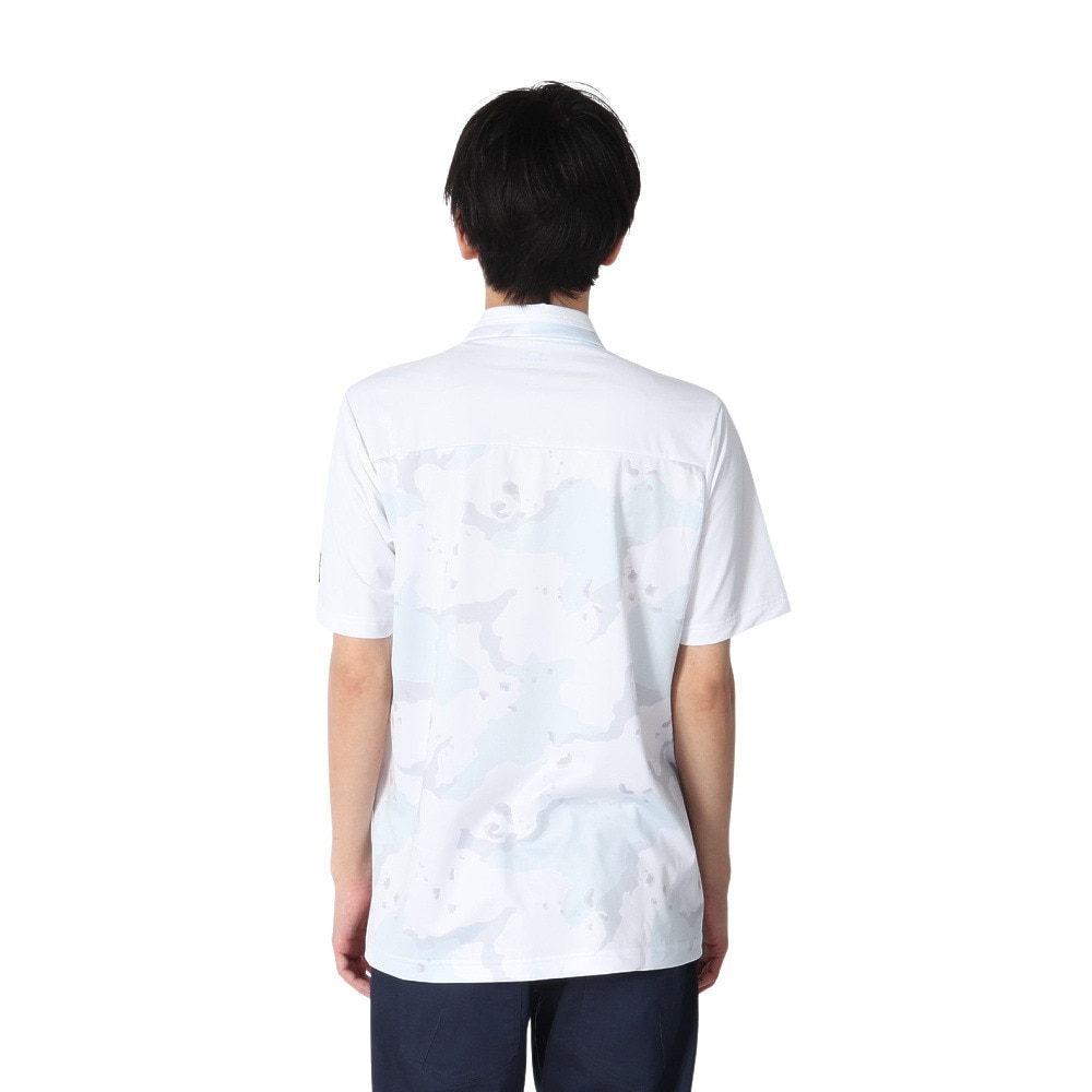 オークリー（OAKLEY）（メンズ）ゴルフウェア 吸汗速乾 接触冷感 STALWART BLOCK 半袖シャツ FOA407844-186