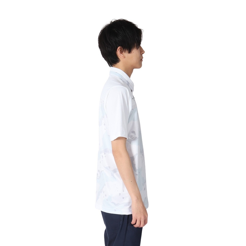 オークリー（OAKLEY）（メンズ）ゴルフウェア 吸汗速乾 接触冷感 STALWART BLOCK 半袖シャツ FOA407844-186