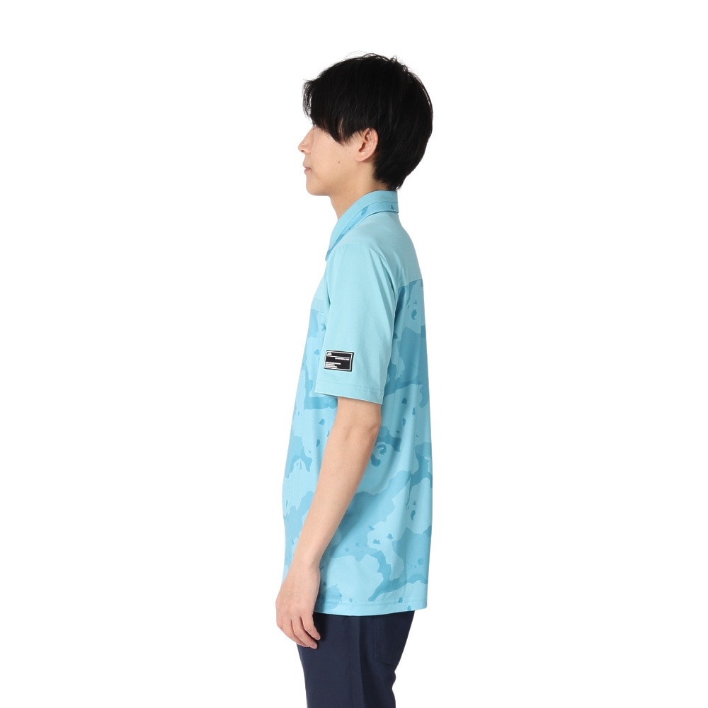 オークリー（OAKLEY）（メンズ）ゴルフウェア 吸汗速乾 接触冷感 STALWART BLOCK 半袖シャツ FOA407844-62K
