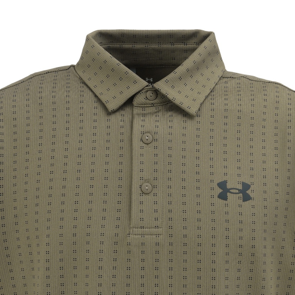 アンダーアーマー（UNDER ARMOUR）（メンズ）ゴルフウェア プレーオフ3.0 プリント ポロシャツ 1378677 390