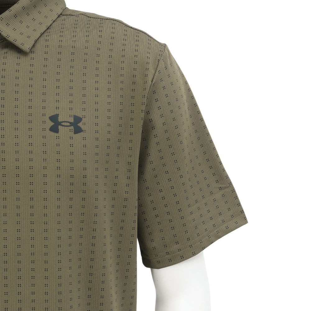 アンダーアーマー（UNDER ARMOUR）（メンズ）ゴルフウェア プレーオフ3.0 プリント ポロシャツ 1378677 390