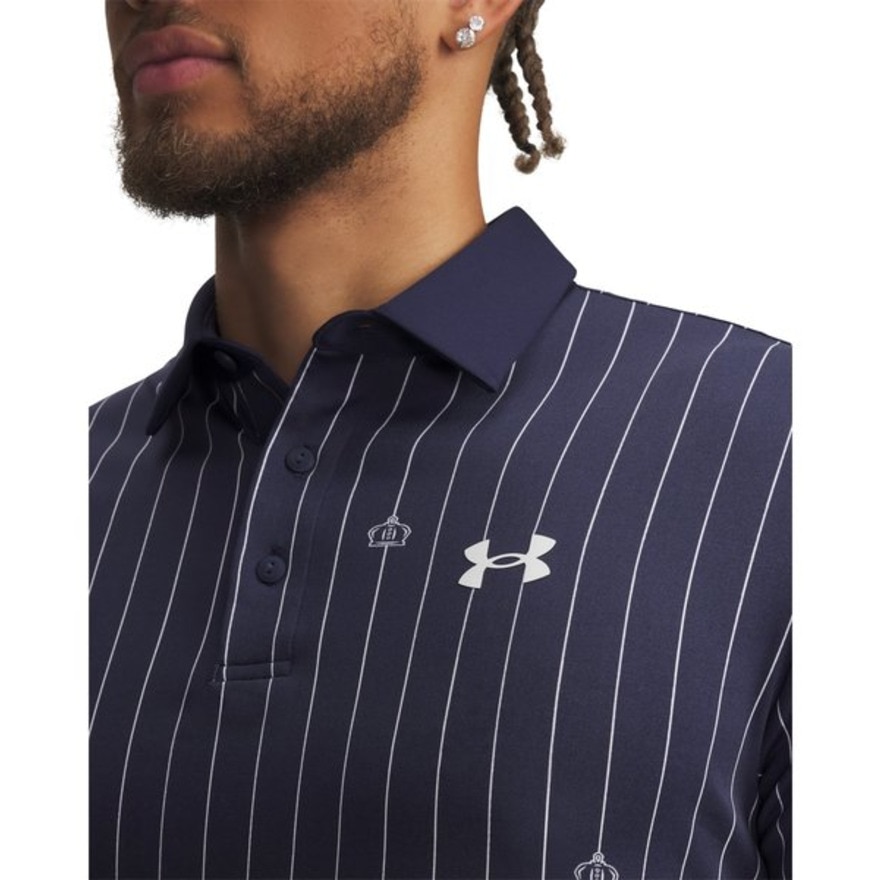 アンダーアーマー（UNDER ARMOUR）（メンズ）ゴルフウェア プレーオフ3.0 プリント ポロシャツ 1378677 426