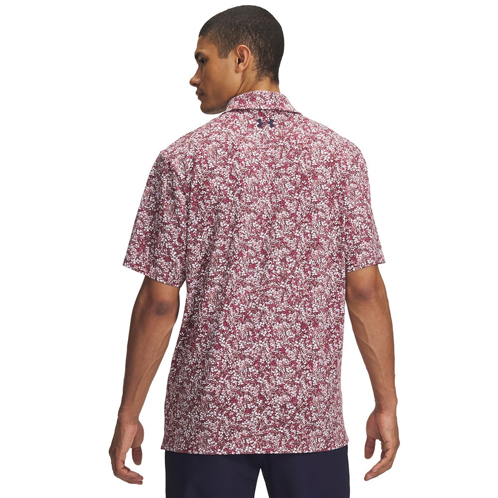 アンダーアーマー（UNDER ARMOUR）（メンズ）ゴルフウェア 半袖 プレーオフ3.0 プリント ポロシャツ 1378677 674