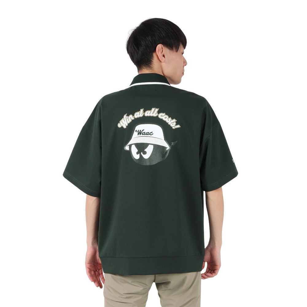 WAAC（WAAC）（メンズ）ゴルフウェア ライトストレッチポンチ 半袖ポロシャツ 072252011-0064