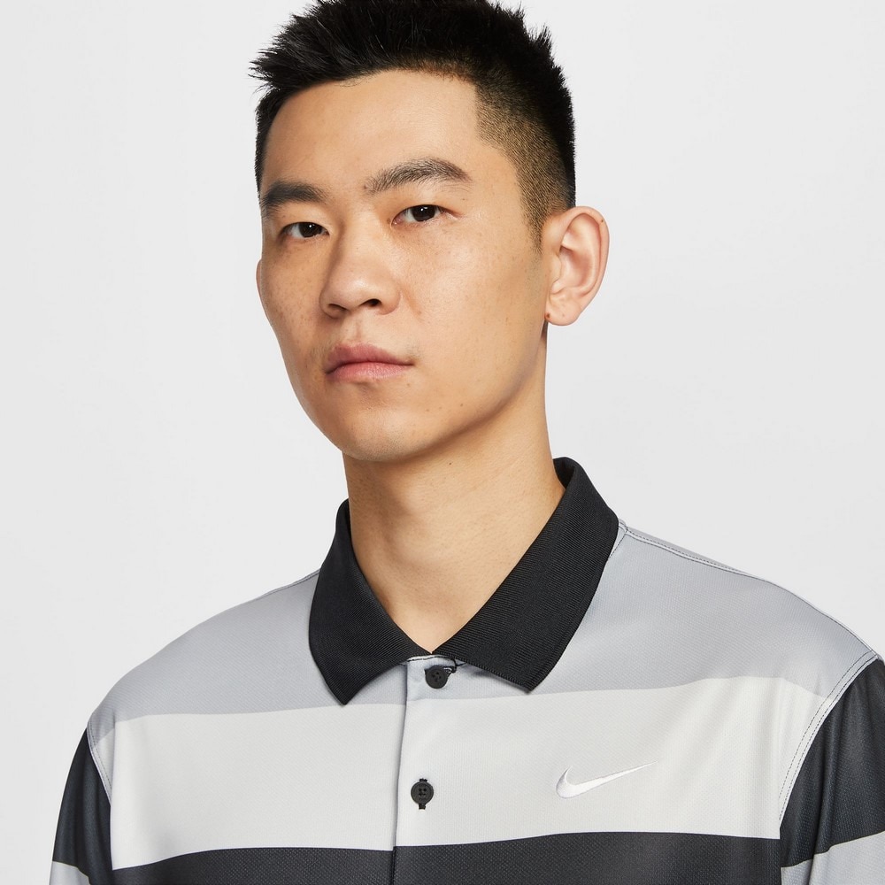 ナイキ（NIKE）（メンズ）ゴルフウェア 速乾 ドライフィット ヴィクトリー+ 半袖ポロシャツ PRT FZ7449-010